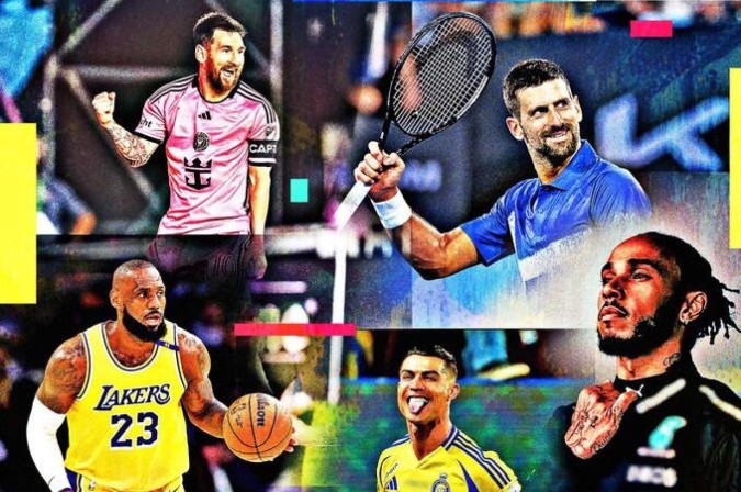 Como Messi, CR7, LeBron, Djokovic e Hamilton envelhecem em alto nível